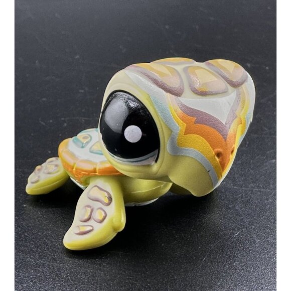 Littlest Pet Shop Sea Turtle 1836 Collectors Fanciest Pets 2009 LPS Authentic - Picture 1 of 6